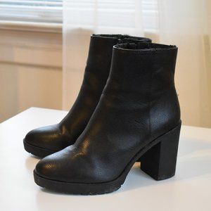 Black Heeled Boots from France